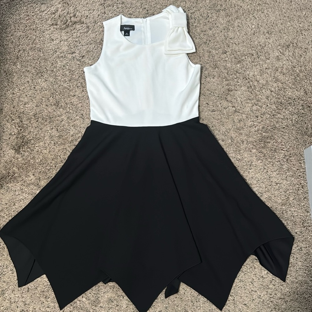 Amy Byer Girls Hanky Hem Dressy Dress with Bow Detail Size 16